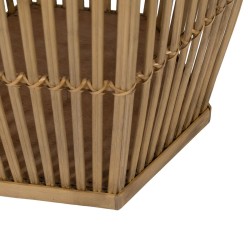 Set of Planters Natural Bamboo 39 x 34,5 x 35 cm (2 Units)