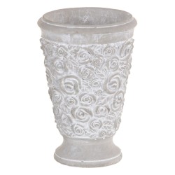 Cache-pot Gris Ciment 15,5 x 15,5 x 23 cm