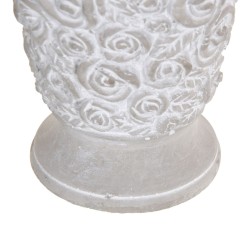 Blumentopf Grau Zement 15,5 x 15,5 x 23 cm