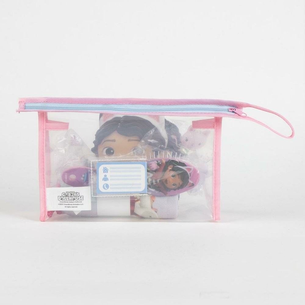 Kulturbeutel mit Zubehör Gabby's Dollhouse Rosa 23 x 15 x 8 cm