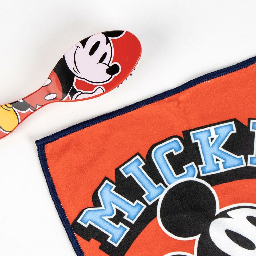 Kulturbeutel mit Zubehör Mickey Mouse Rot 23 x 15 x 8 cm