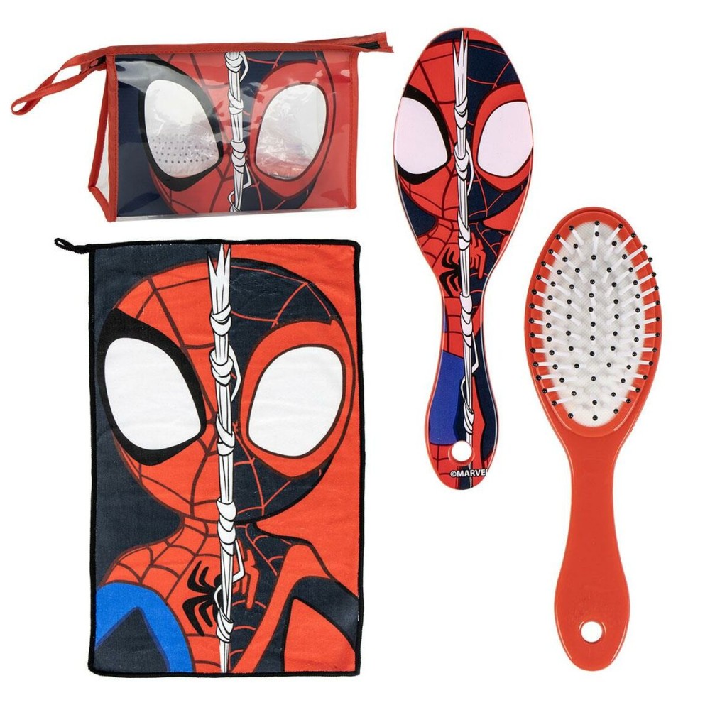 Kulturbeutel mit Zubehör Spidey Rot 23 x 15 x 8 cm