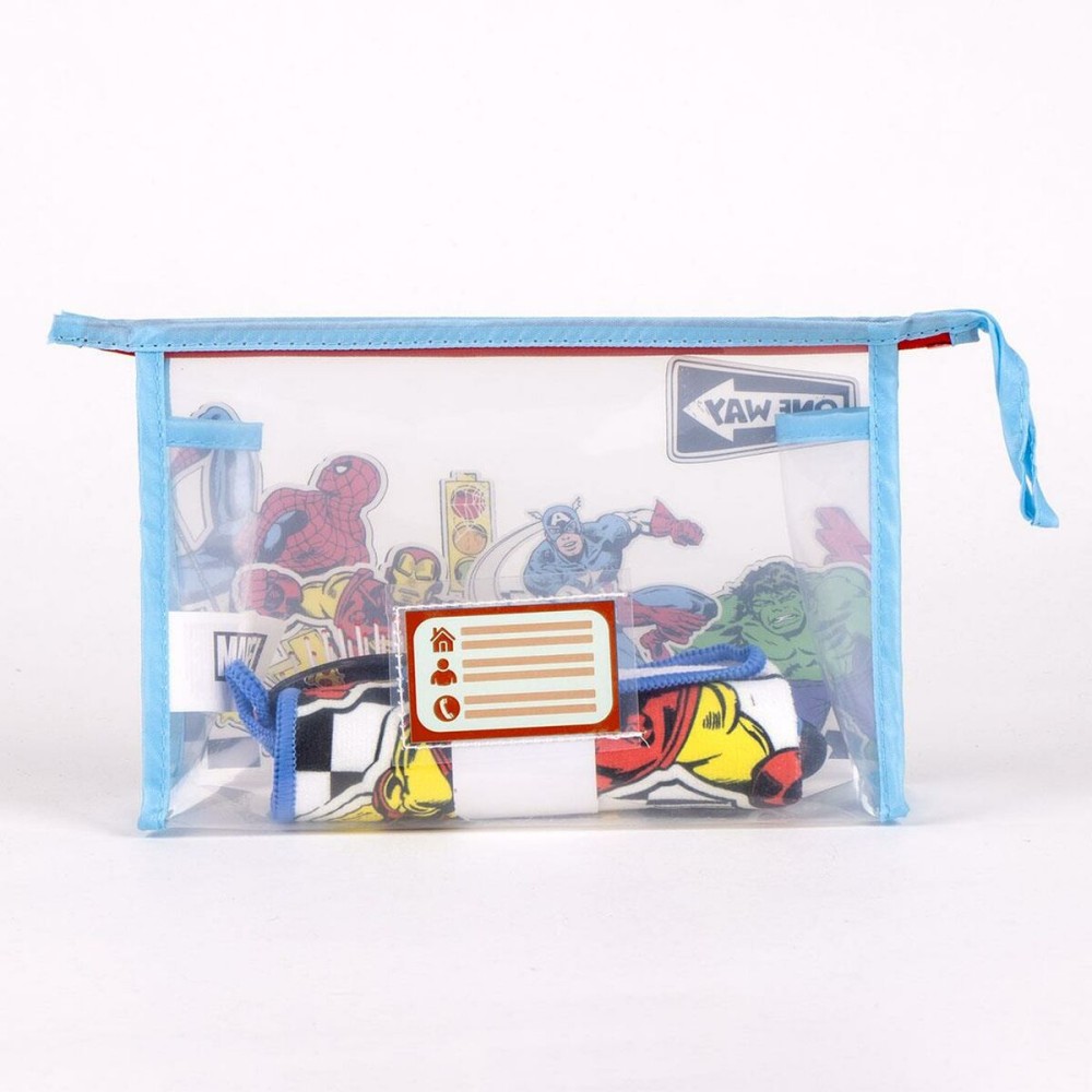 Kulturbeutel mit Zubehör The Avengers Blau 23 x 15 x 8 cm