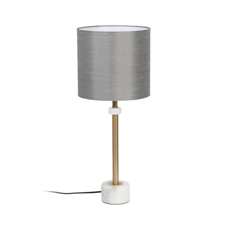 Desk lamp White Grey Golden Marble Iron 40 W 25 x 25 x 61 cm