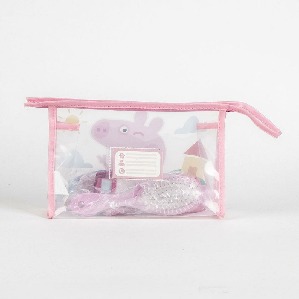 Kulturbeutel mit Zubehör Peppa Pig Rosa 23 x 15 x 8 cm