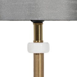 Desk lamp White Grey Golden Marble Iron 40 W 25 x 25 x 61 cm