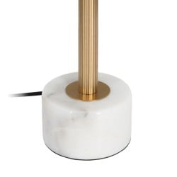 Desk lamp White Grey Golden Marble Iron 40 W 25 x 25 x 61 cm