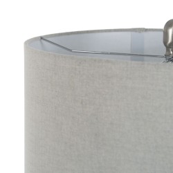 Lampe de bureau Gris Métal Céramique 60 W 220-240 V 38 x 38 x 73 cm