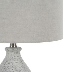 Lampe de bureau Gris Métal Céramique 60 W 220-240 V 38 x 38 x 73 cm