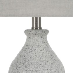 Desk lamp Grey Metal Ceramic 60 W 220-240 V 38 x 38 x 73 cm