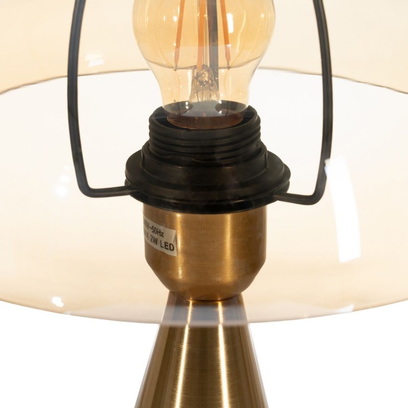 Tischlampe Gold Kristall Eisen 40 W 25 x 25 x 37 cm