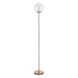 Floor Lamp Golden Metal Crystal 60 W 220-240 V 20 x 20 x 140 cm