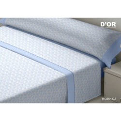 Bedding set D'Or ROMA Blue King size Franela