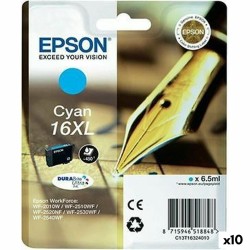 Original Tintenpatrone Epson DURABRITE ULTRA INK - Nº16XL Türkis (10 Stück)