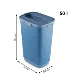 Bucket container Rotho Blue Plastic