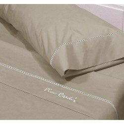 Jeu de draps Pierre Cardin ARCADIA Gran lit 2 persones Marron