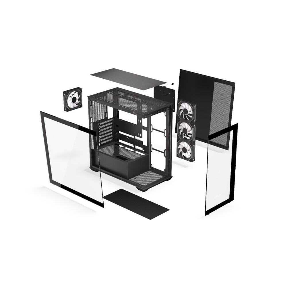Boîtier ATX semi-tour Krux KRXD004 Noir