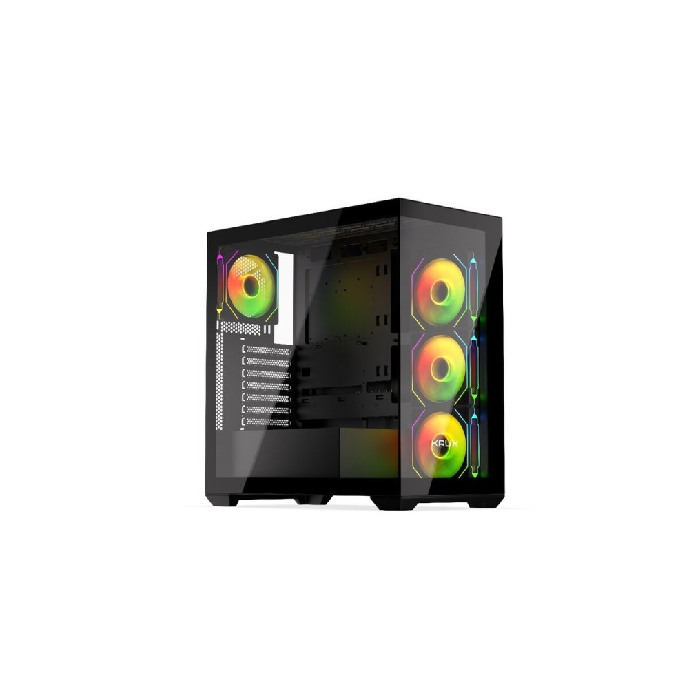 ATX Semi-Tower Gehäuse Krux KRXD004 Schwarz