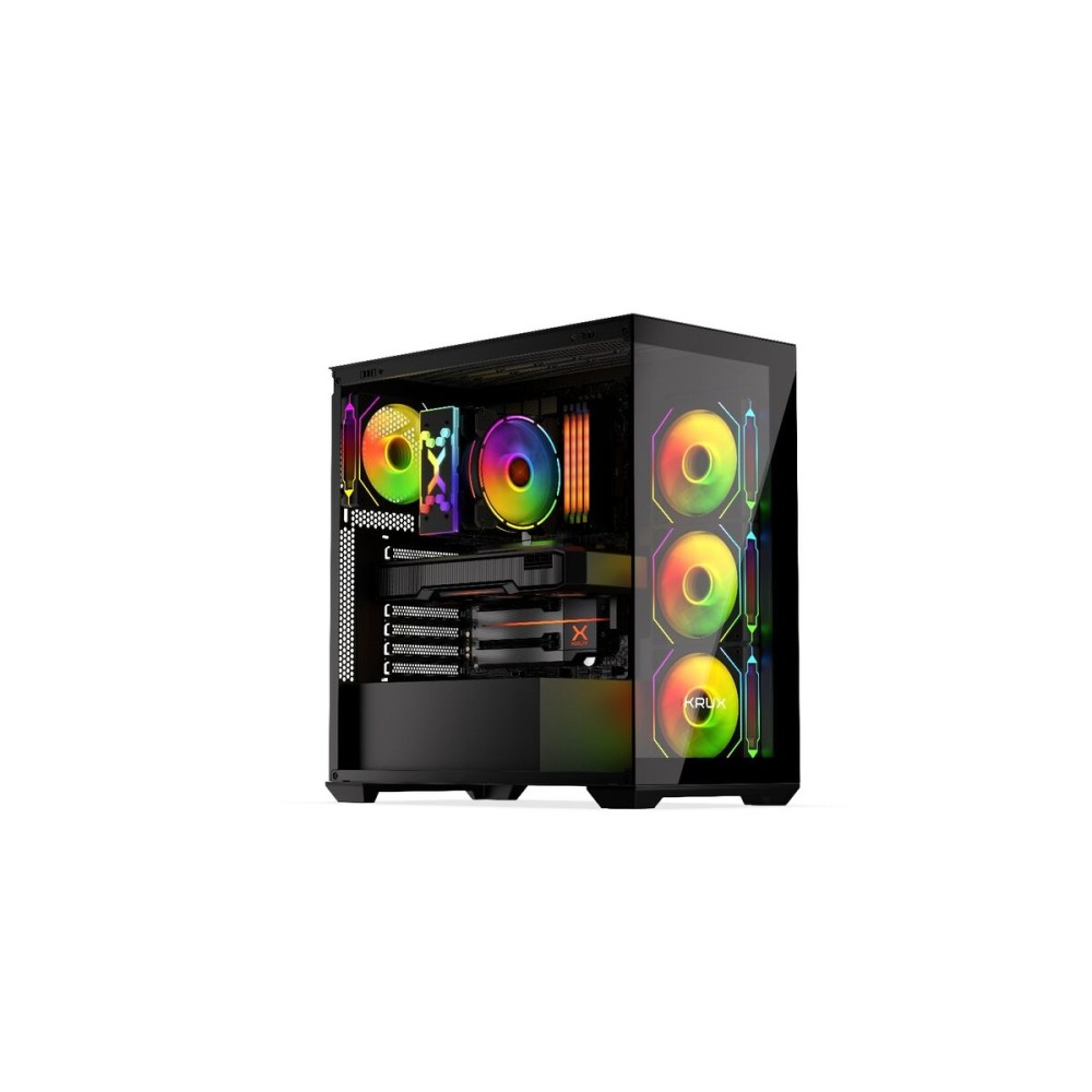ATX Semi-Tower Gehäuse Krux KRXD004 Schwarz