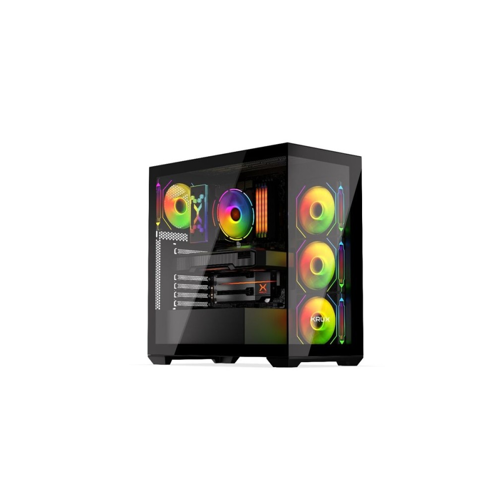 ATX Semi-Tower Gehäuse Krux KRXD004 Schwarz