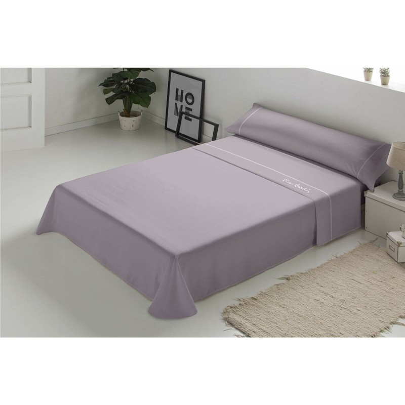 Jeu de draps Pierre Cardin ARCADIA Mauve Lit ½ persones