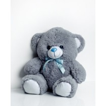 Plüschbär GO GIFT TOMMY 65 GR Grau Plüsch 65 cm