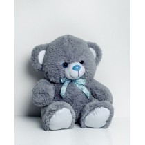 Teddy Bear GO GIFT TOMMY 65 GR Grey Plush 65 cm