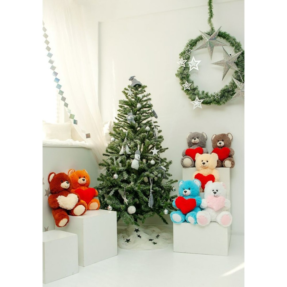 Plüschbär GO GIFT FRANK 50 WH Weiß Plüsch Herz 50 cm