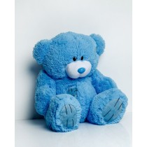 Plüschbär GO GIFT TEDDY 60 BL Blau Plüsch 60 cm