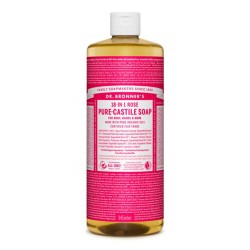 Flüssigseife Dr Bronner's 945 ml Rosen