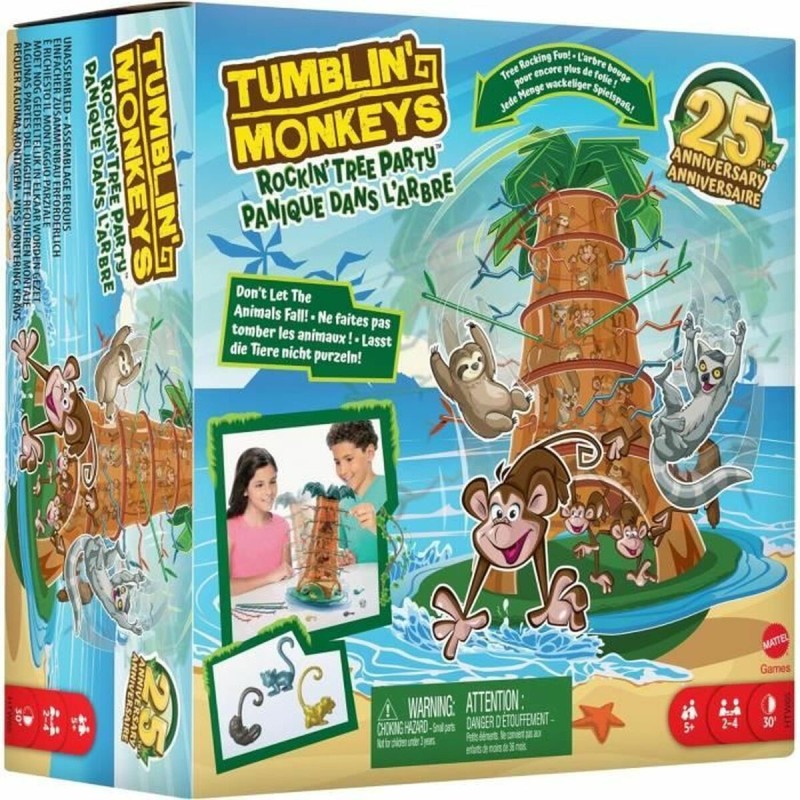 Jeu de société Mattel Tumblin' Monkeys