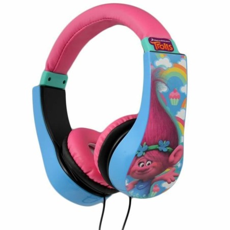 Casque KIDDESIGNS TROLLS Bleu