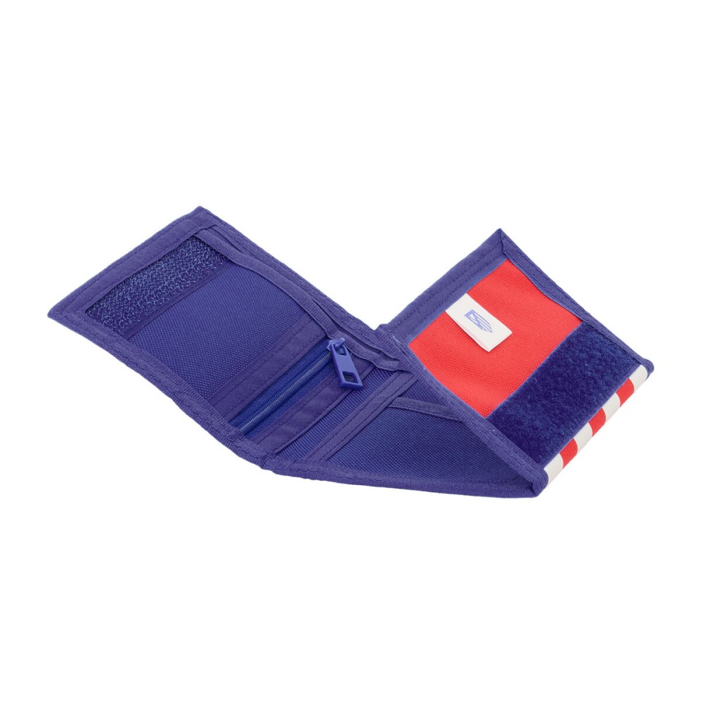 Portefeuille Atlético Madrid Bleu Blanc Rouge 12,5 x 9,5 x 1 cm