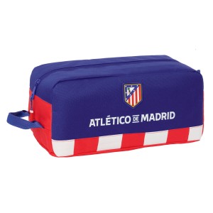 Range-Chaussures de Voyage Atlético Madrid Bleu Blanc Rouge 34 x 15 x 18 cm