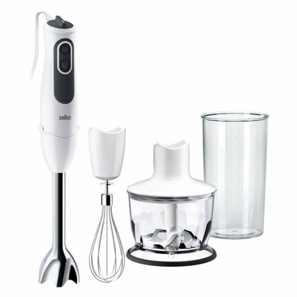 Mixeur plongeant Braun MQ3135WH Blanc Noir 750 W 500 ml