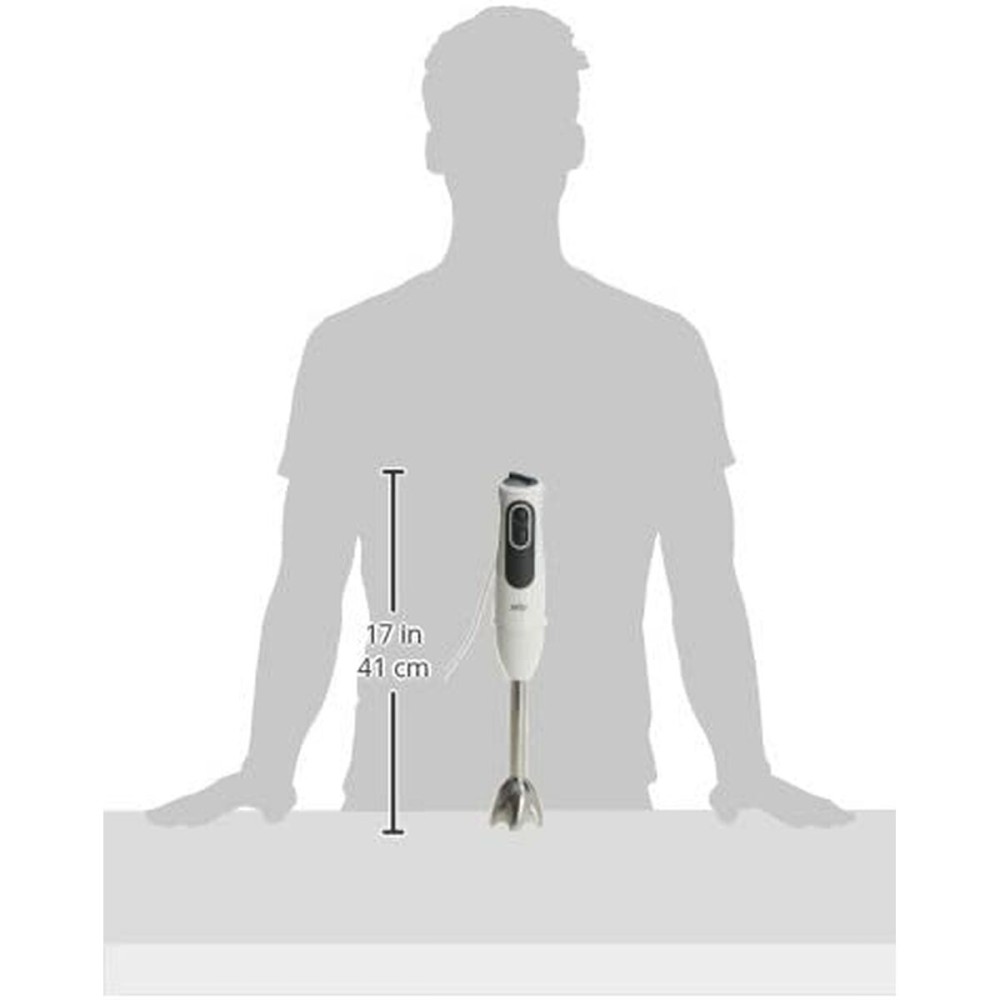 Hand-held Blender Braun MQ3135WH White Black 750 W 500 ml