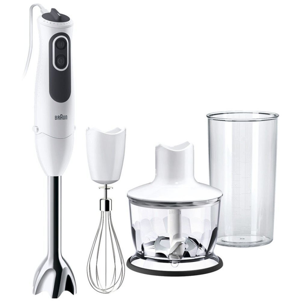 Mixeur plongeant Braun MQ3135WH Blanc Noir 750 W 500 ml