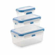3 Lunchbox-Set SP Berner super lock rechteckig Durchsichtig Kunststoff (3 Stück)