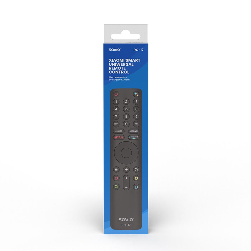 Universal Remote Control Savio RC-17 Black