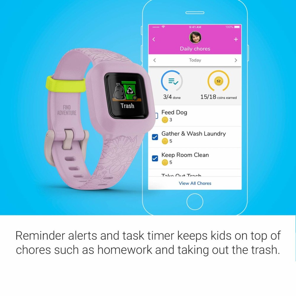 Bracelet d'activités GARMIN 010-02441-01 Rose
