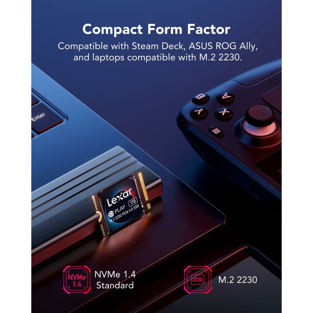 Festplatte Lexar LNMPLAY001T-RNNNG 1 TB SSD