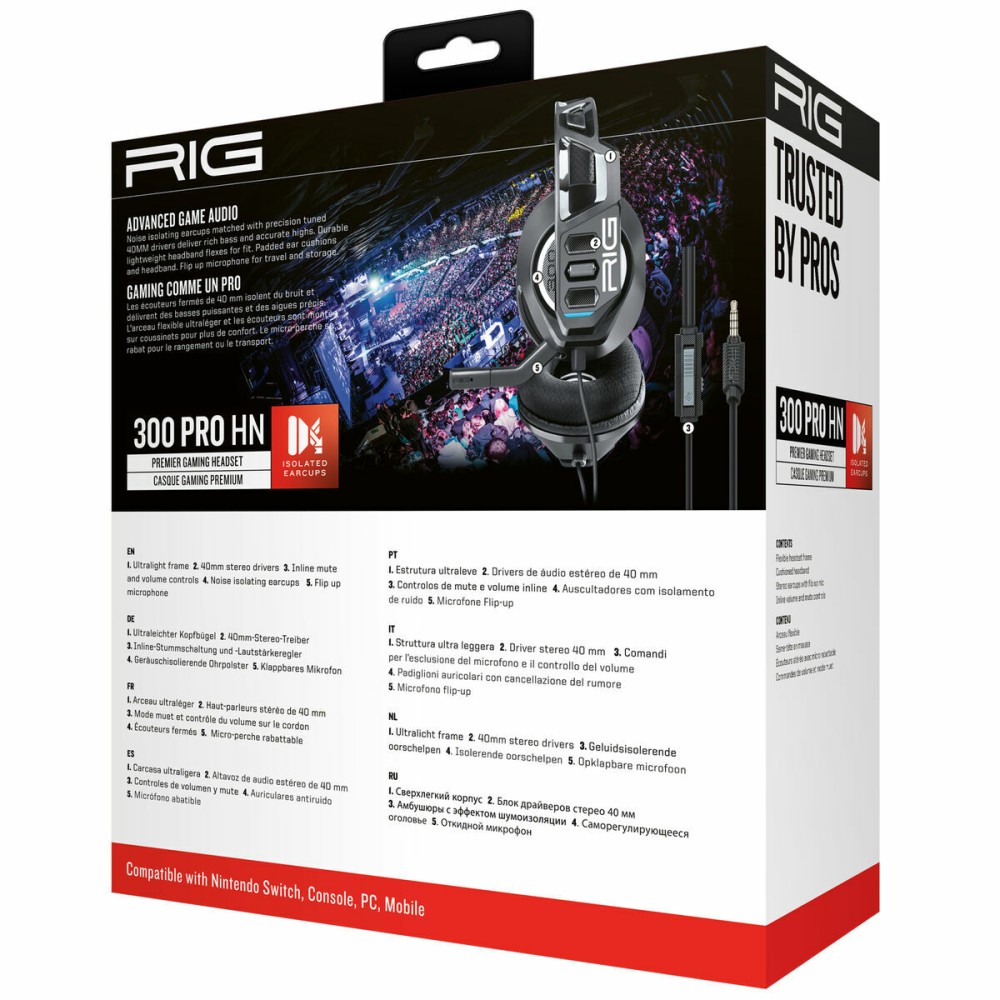 Casque Nacon 300 PRO HN Noir