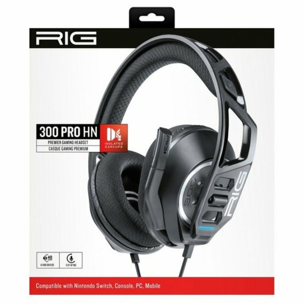 Headphones Nacon 300 PRO HN Black