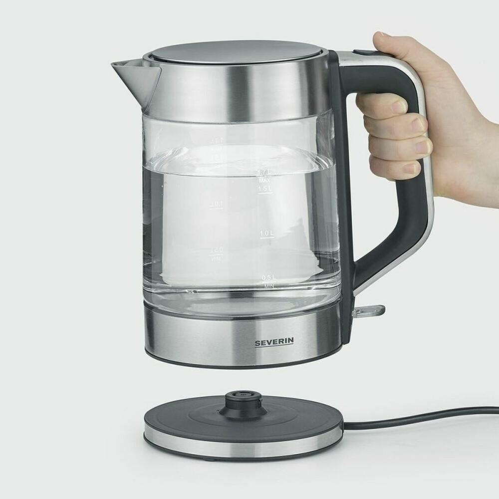 Electric Kettle with LED Light Severin WK 3420 Black 2200 W 1,7 L