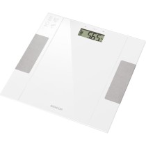 Digitale Personenwaage Sencor Weiß Glas 150 kg