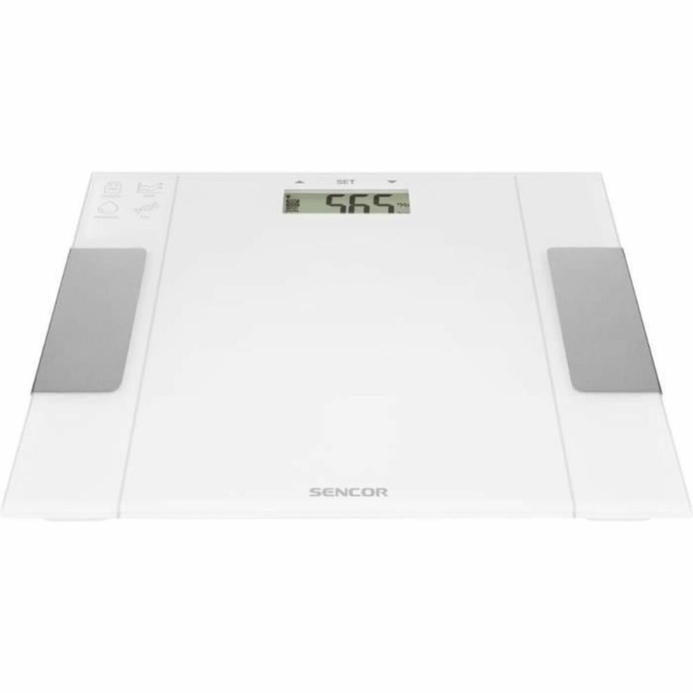 Balance Numérique de Salle de Bain Sencor Blanc verre 150 kg