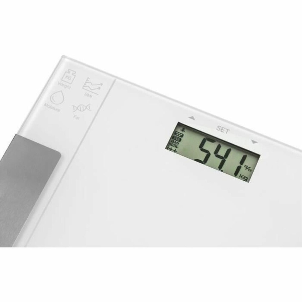 Digitale Personenwaage Sencor Weiß Glas 150 kg