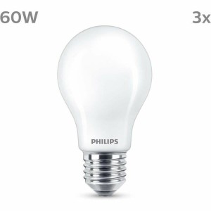 LED-Lampe Philips A60 E27 Warmes Weiß E 7 W 60 W E27 806 lm 3 Stück (2700 K)
