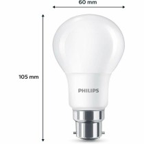 Lampe LED Philips 60 W Mat Vert tendre F 8 W 60 W B22 3 Unités (2700 K)
