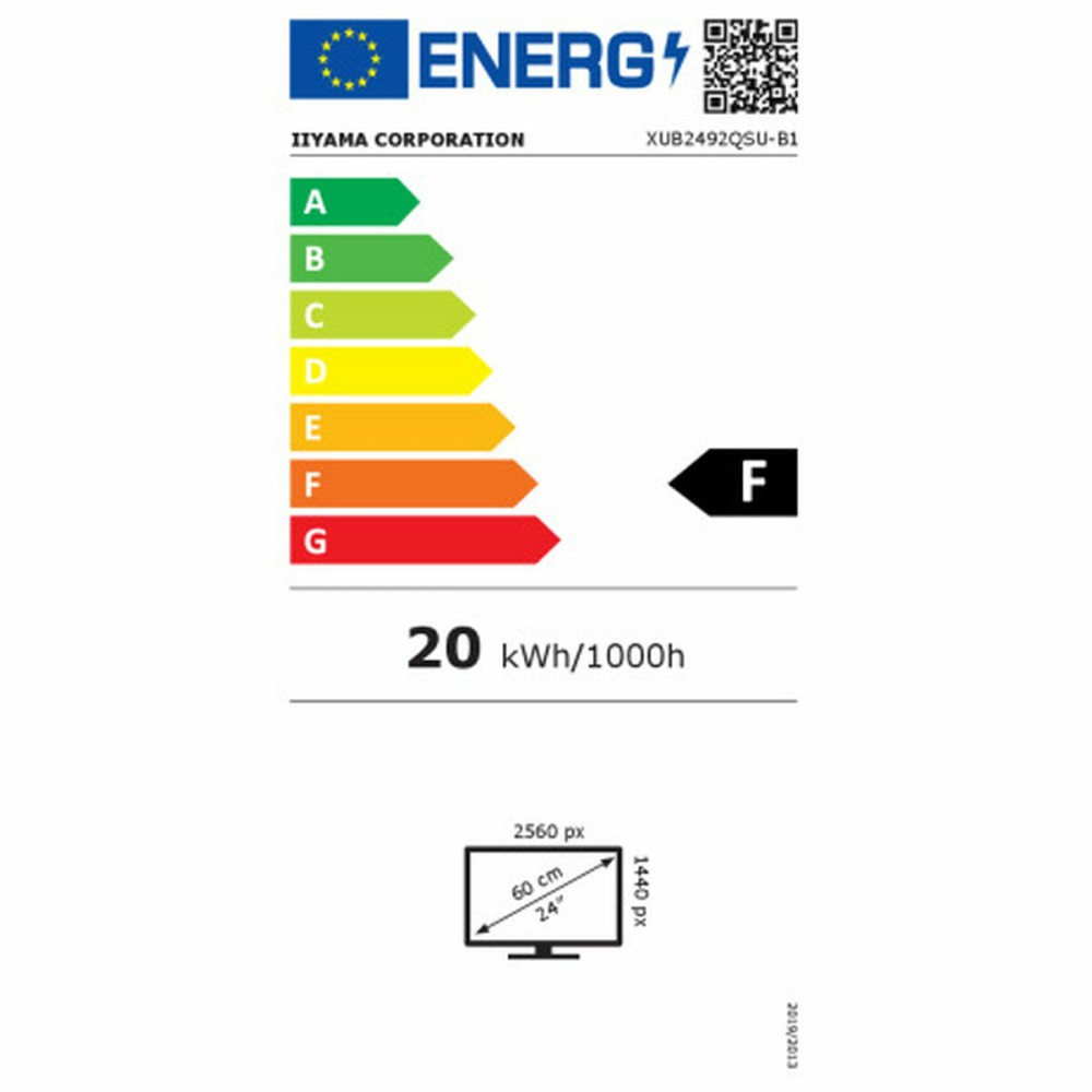 Écran Iiyama XUB2492QSU-B1 23,8" LCD Wide Quad HD